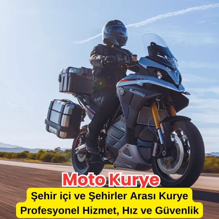 Moto kurye ile hızlı ve güvenli şehir içi gönderi teslimatı