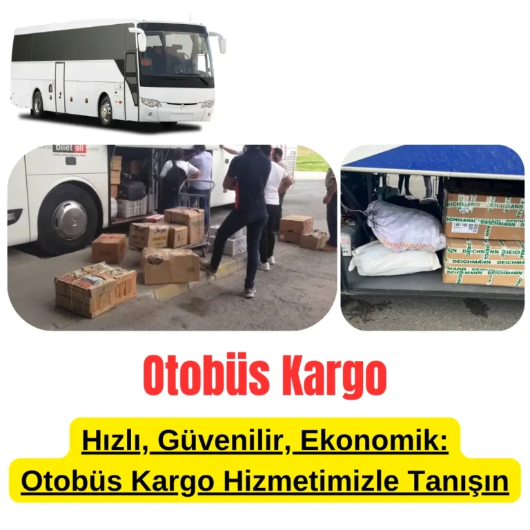 Otobüs kargo ile şehirler arası hızlı gönderi teslimatı